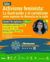 Taller Activismo feminista: La ilustración y el cartelismo como espacio de denuncia en la calle