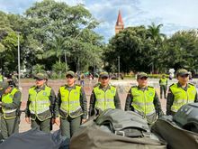 Gobernación entrega equipos de seguridad a fuerza pública