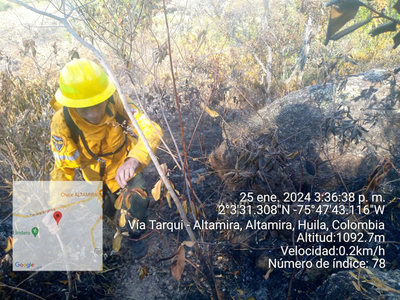 Gobierno "Huila Grande" en monitoreo activo a emergencias por incendios en el Huila