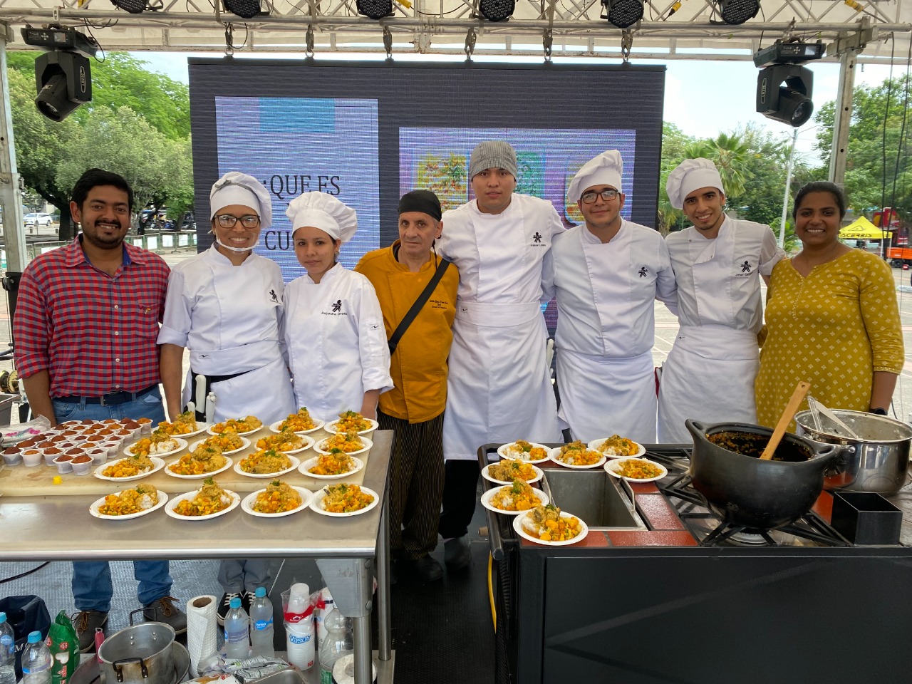 India mostró su gastronomía en Expo Huila Fest 2022