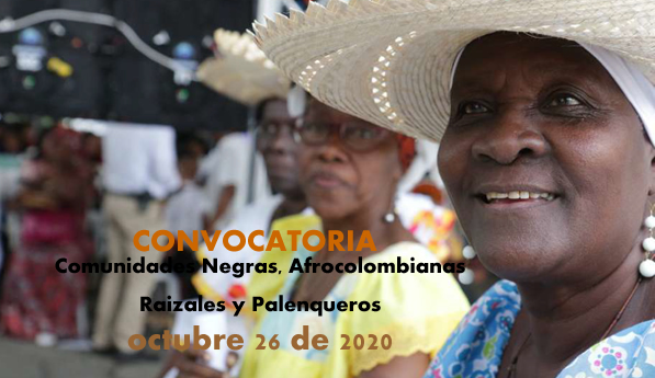 Convocatoria Comunidades Negras, Afrocolombianas, Raizales, Palenqueras
